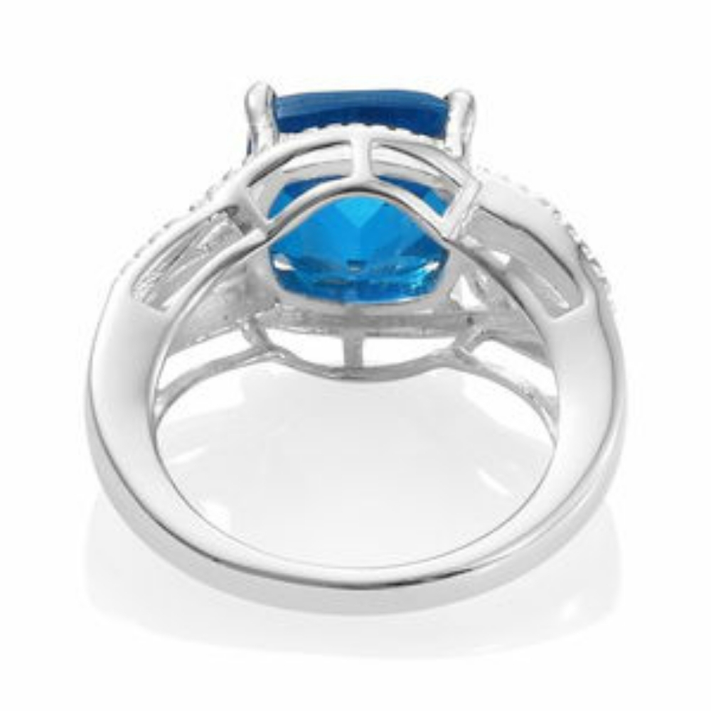 NWT-ROYAL BLUE QUARTZ RING - Picture 4 of 5